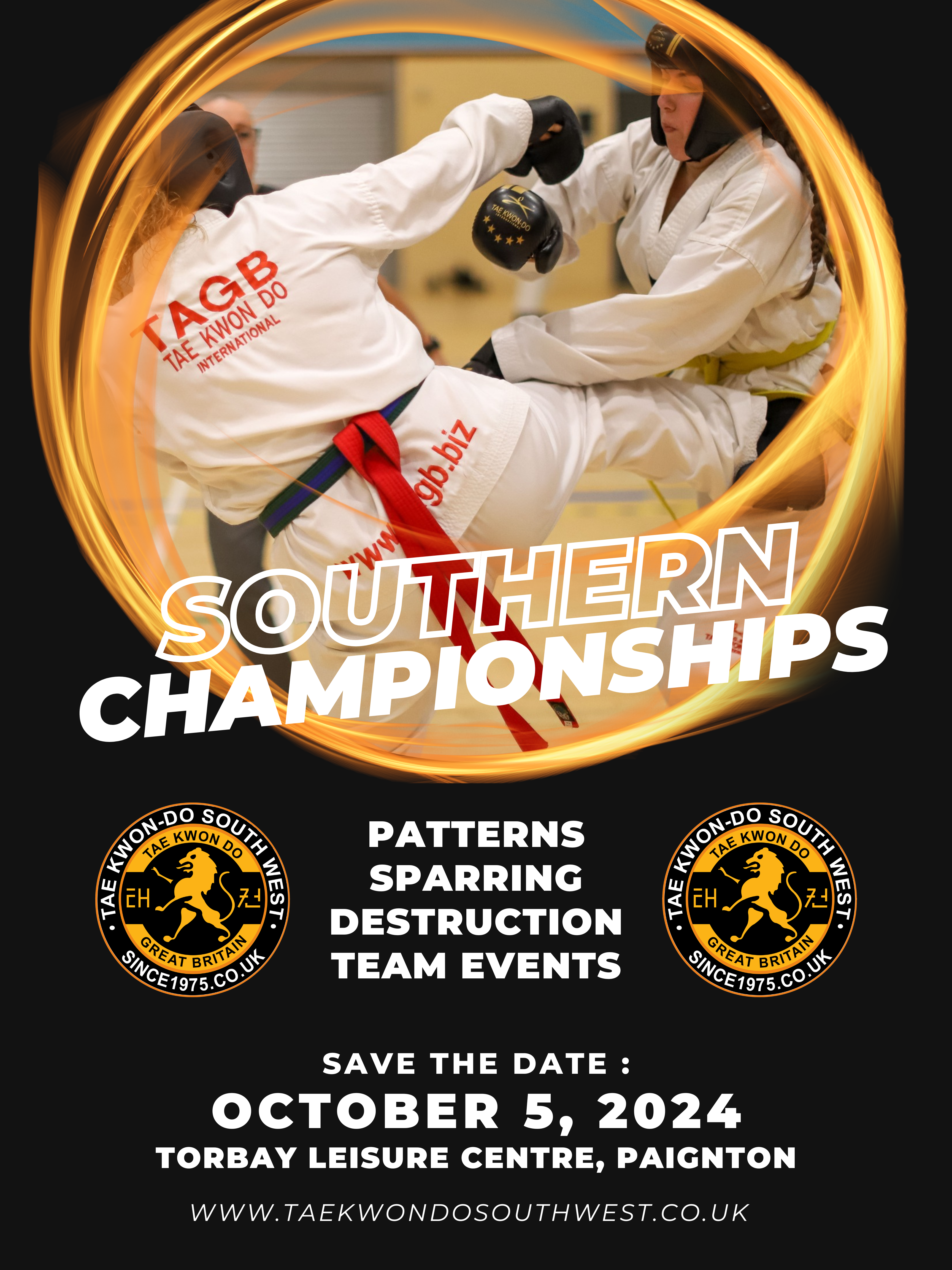 this image is of a poster for the southern championships